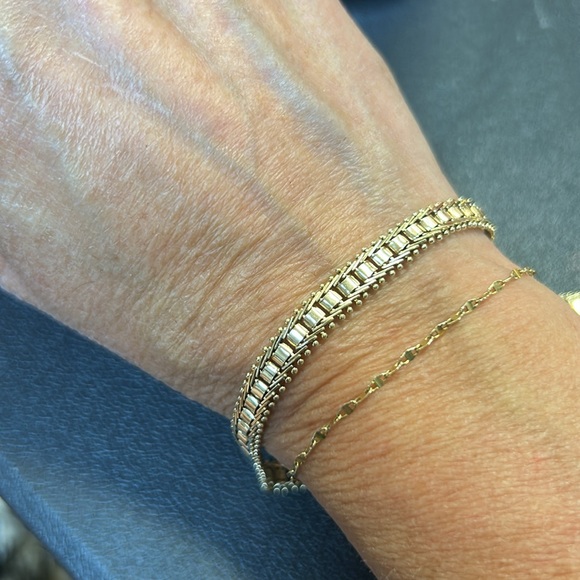 428828 14k bracelet yellow gold 7.75 inch 12.5g - Picture 2 of 7